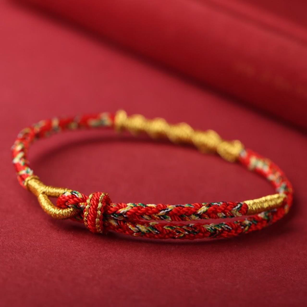 KarmaRipple's Handmade Chinese Zodiac Natal Buddha Protection Strength Woven String Bracelet p5