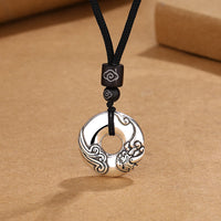 KarmaRipple's PiXiu Peace Buckle Bronze Wealth Pendant Necklace