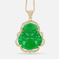KarmaRipple's Good Fortune Laughing Buddha Pendant