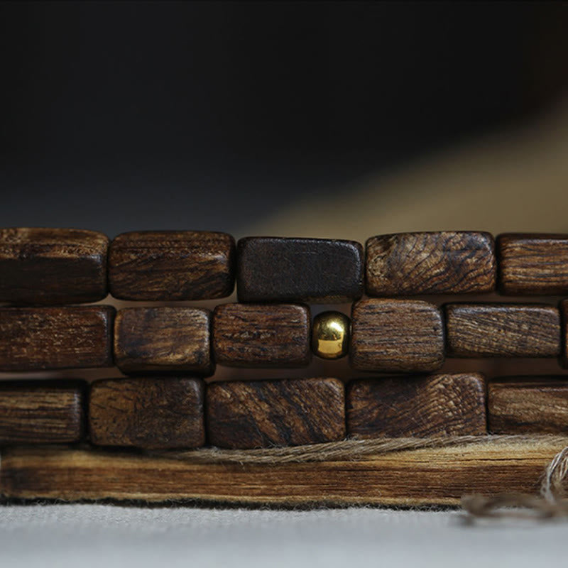 KarmaRipple's Tarakan Rare Agarwood 925 Sterling Silver Chinese Zodiac 999 Pure Gold Beadwork Ward Off Evil Spirits Bracelet p5