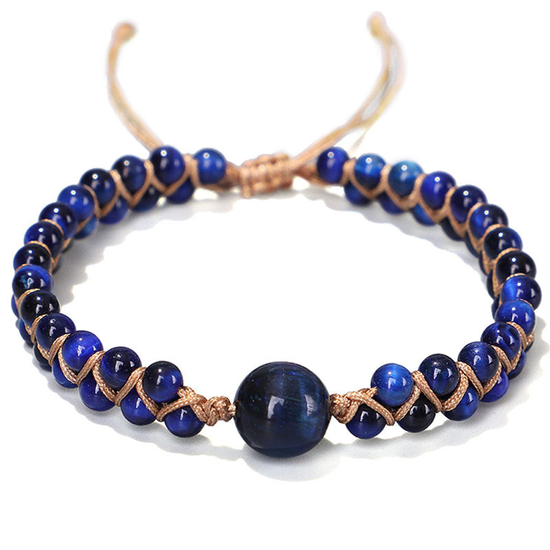 KarmaRipple's Divine Blue Tiger Eye Stone Protection Bracelet p12