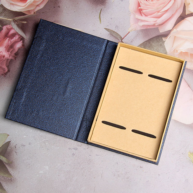 KarmaRipple's Oriole Bird Flower Ebony Wood Bookmarks With Gift Box p12