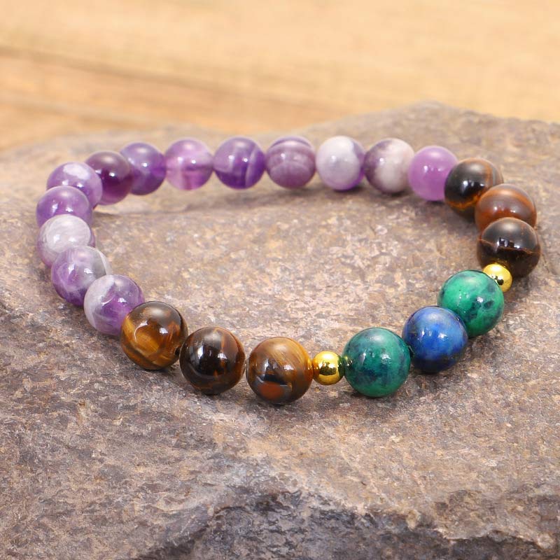 KarmaRipple's Tibetan Amethyst Purify Bracelet Mala Set p11