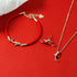 3Pcs(Bracelet Necklace&Earrings)