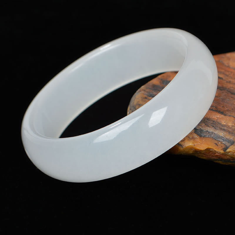 KarmaRipple's Authentic Golden Silk Jade Wealth Fortune Bracelet Bangle p6