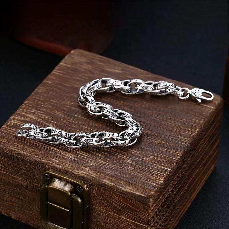 KarmaRipple's Tibetan Om Mani Padme Hum Carved Amulet Creativity Bracelet p3