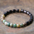 Ebony&Moss Agate / 18cm