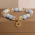 Aquamarine Bracelet(Wrist Circumference: 14-16cm)