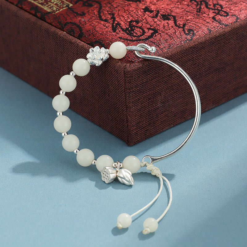 KarmaRipple's Bodhi Seed Butterfly Lotus Fortune Wealth Bracelet Bangle p12