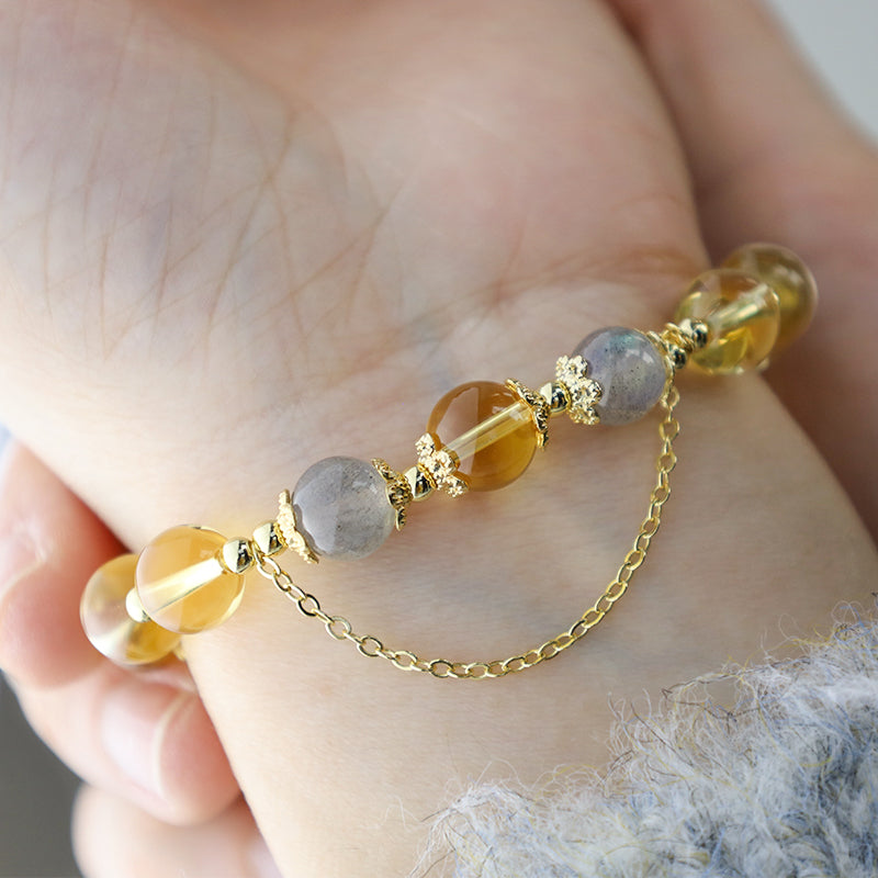 KarmaRipple's Blessed Moon Citrine Abundant Energy Bracelet p9