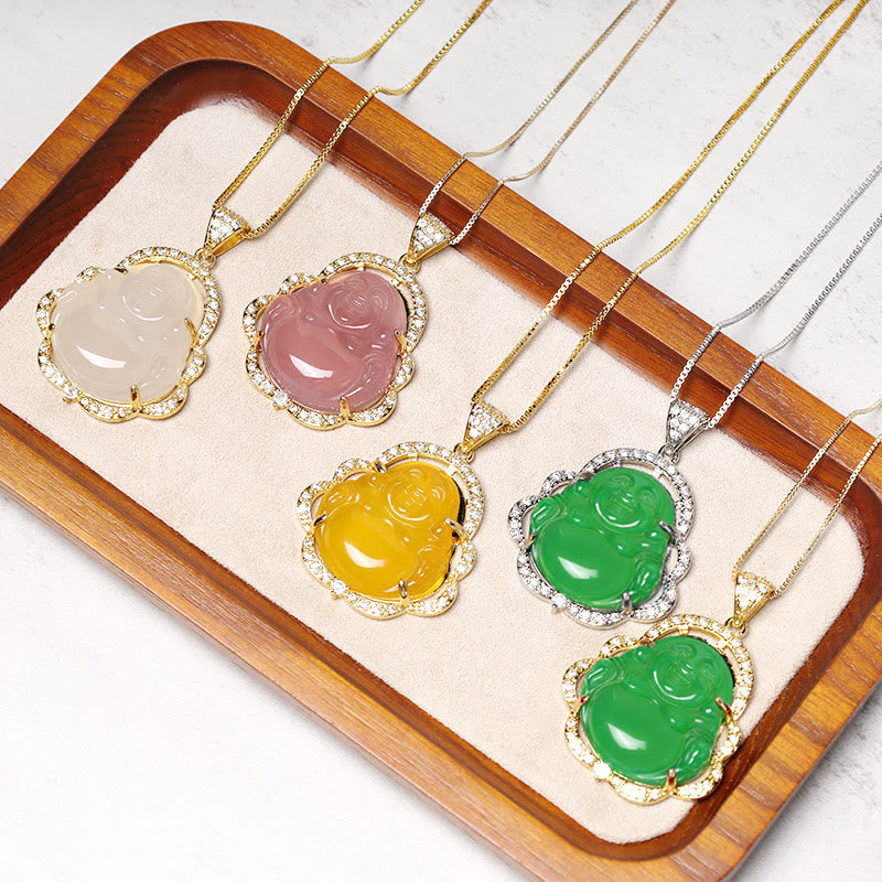 KarmaRipple's Good Fortune Laughing Buddha Pendant p9