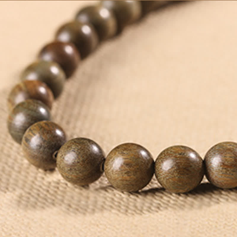 KarmaRipple's Tibetan Green Sandalwood Gemstone Soothing Peace Bracelet p17