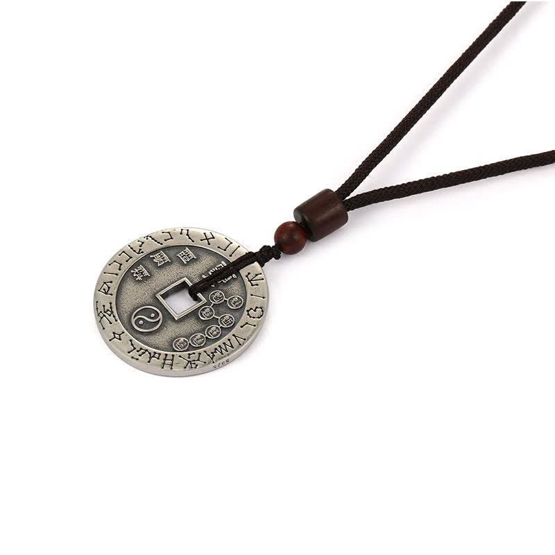 KarmaRipple's Bagua Yin Yang Bronze Coin Star Balance Energy Pendant Necklace p11