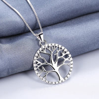 KarmaRipple's The Tree of Life 925 Sterling Silver Creation Pendant Necklace