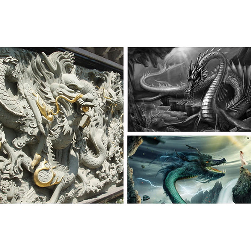 KarmaRipple's 925 Sterling Silver Vintage Dragon Success Protection Strength Adjustable Ring p11