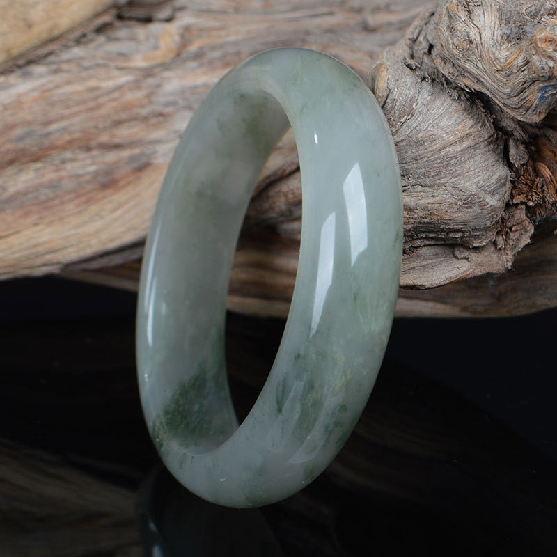 KarmaRipple's Authentic Jade Fortune Balancing Bangle Bracelet p4