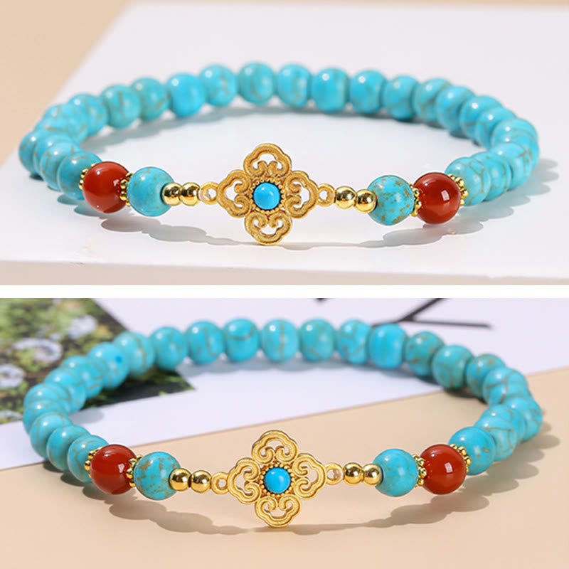 KarmaRipple's Turquoise Bead Protection Balance Bracelet p7