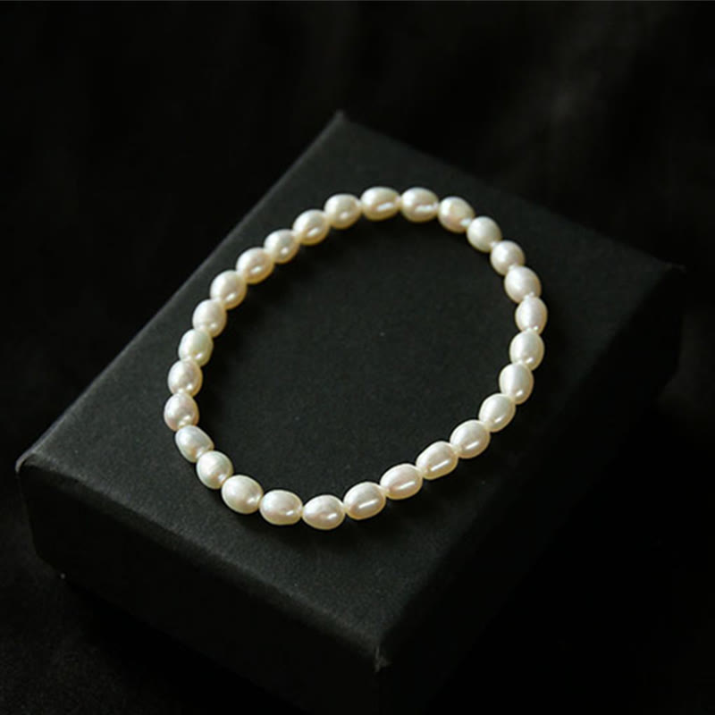 KarmaRipple's Authentic Pearl Balancing Beaded Bracelet p17