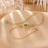 925 Sterling Silver Plated Gold / Bracelet(Wrist Circumference 14-16cm)