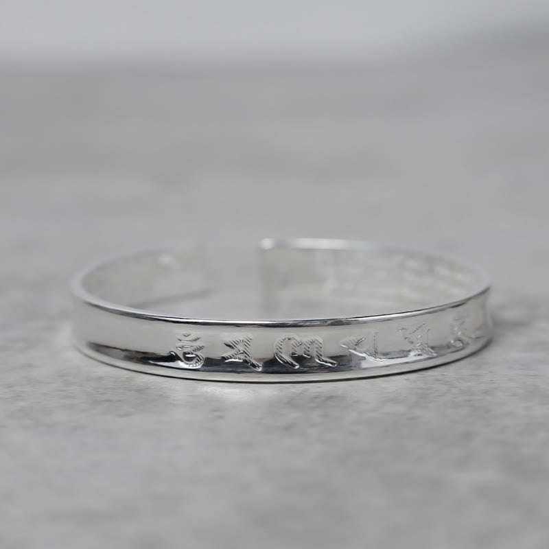 KarmaRipple's Tibetan Mantra Ivory Bronze Bracelet p14