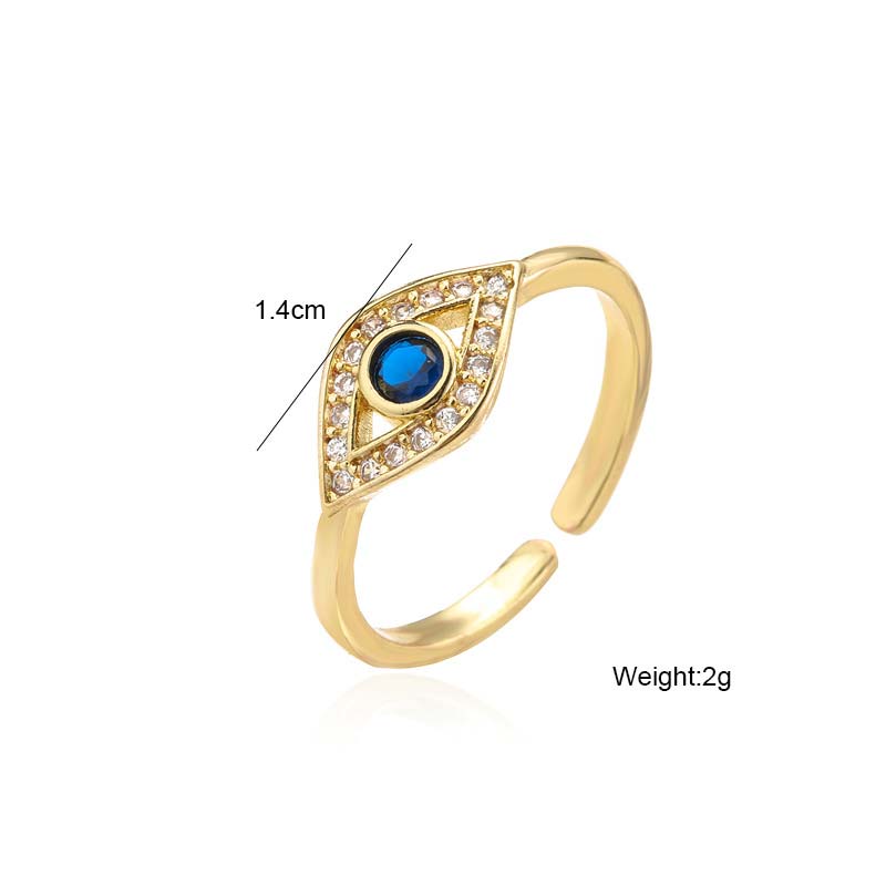KarmaRipple's Evil Eye Protection Blessing Bronze Ring p5