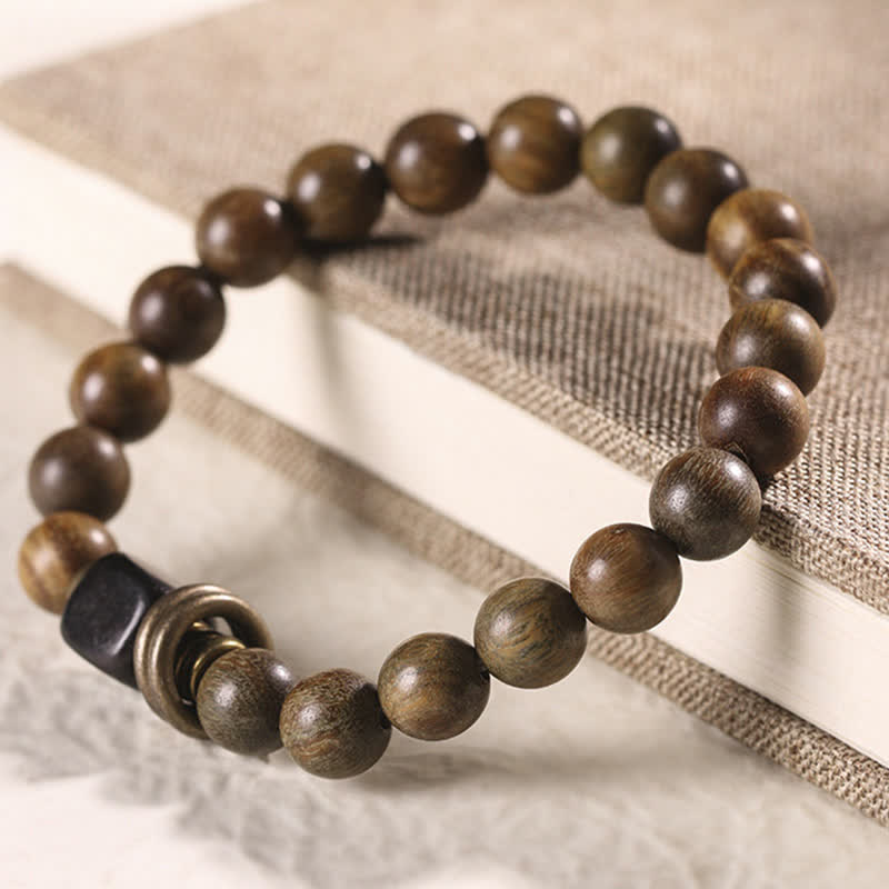 KarmaRipple's Tibetan Green Sandalwood Gemstone Soothing Peace Bracelet p8