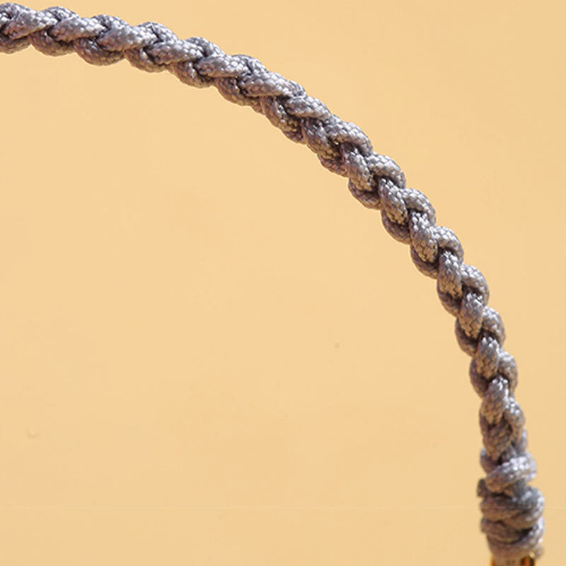 KarmaRipple's Bronze Coin Fortune Tree Pearl Fortune Blue Rope Woven Bracelet p25