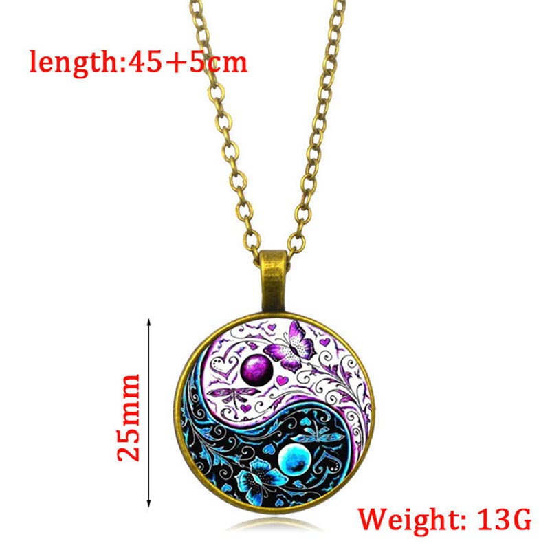 KarmaRipple's Yin Yang Chain Balance Pendant Necklace p8