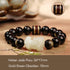 Gold Sheen Obsidian White Jade Pixiu 10mm(Women)
