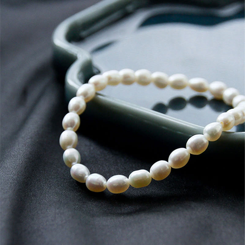 KarmaRipple's Authentic Pearl Balancing Beaded Bracelet p9