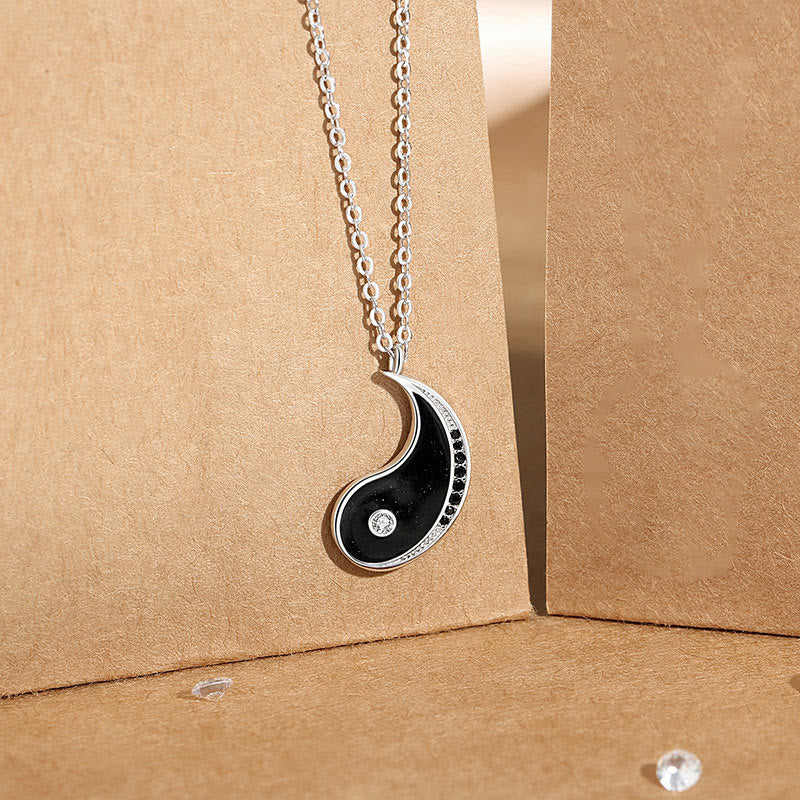 KarmaRipple's 925 Sterling Silver Yin Yang Symbol Harmnoy Pendant Necklace p12