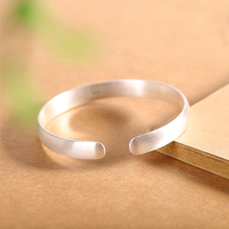 KarmaRipple's 999 Sterling Silver Koi Fish Fortune Cuff Bracelet Bangle p3