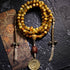 6mm / Tiger Eye Nine Palaces Eight Diagrams / Copper Dorje