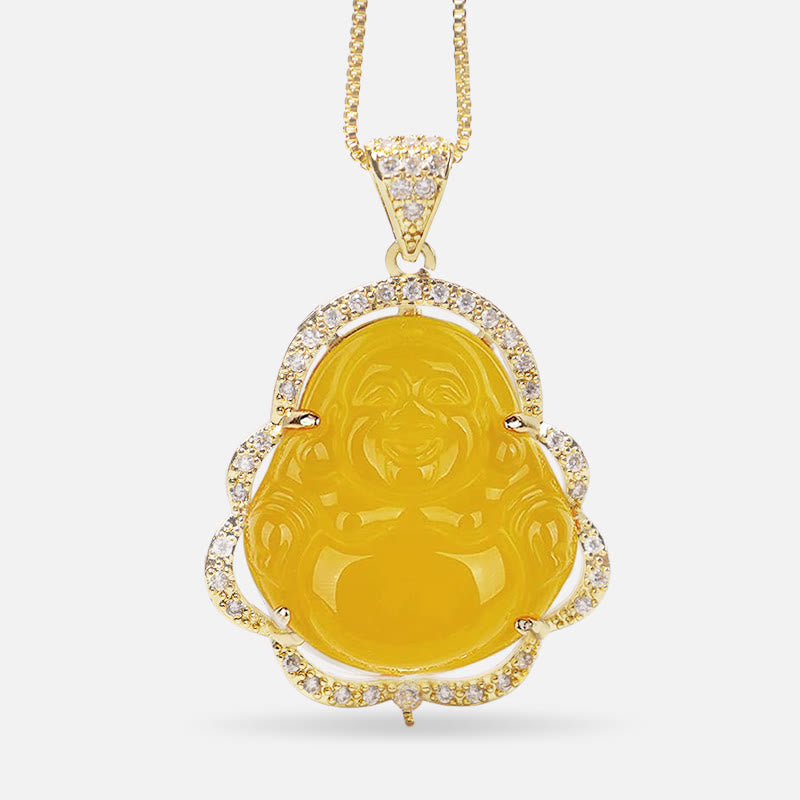 KarmaRipple's Good Fortune Laughing Buddha Pendant p28