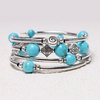 KarmaRipple's Tibetan Turquoise Balance Bracelet