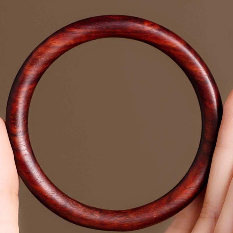 KarmaRipple's Tibetan Small Leaf Red Sandalwood Ebony Green Sandalwood Protection Bracelet Bangle p5