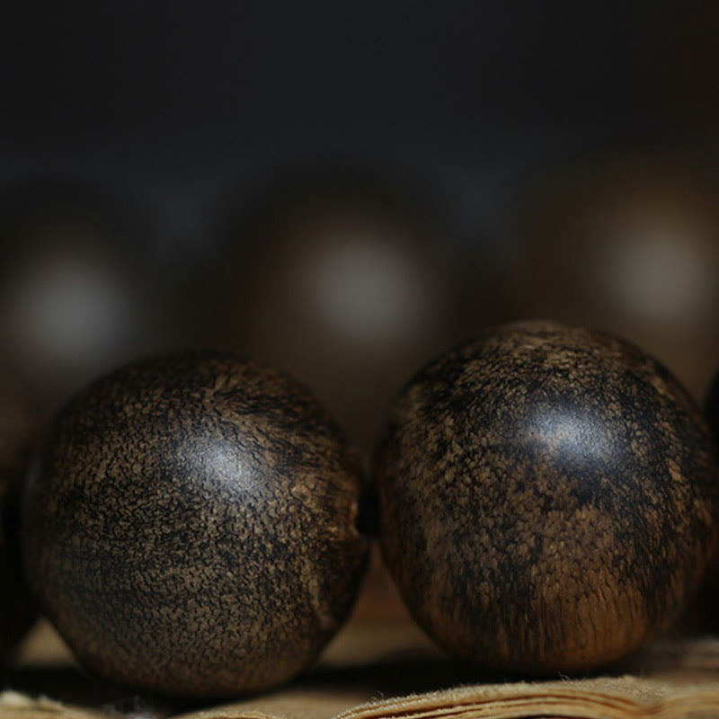 KarmaRipple's Nine Points Sinking Water Vietnam Hoi An Agarwood Peace Strength Bracelet p16