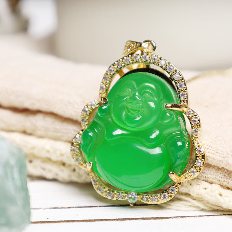 KarmaRipple's Good Fortune Laughing Buddha Pendant p8