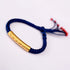 999 Sterling Silver Plated Gold / Blue(Bracelet Size 16+4.5cm)