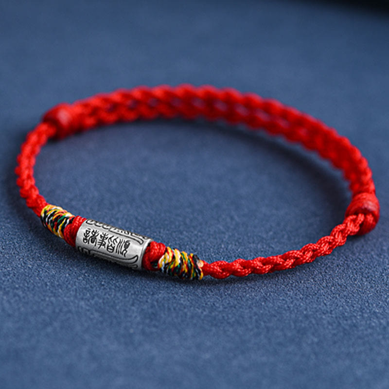 KarmaRipple's Handcrafted 925 Sterling Silver Everything Goes Well Design Protection Strength Bracelet Anklet p11