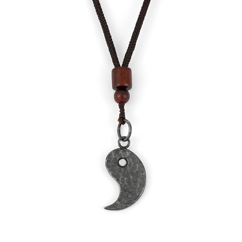 KarmaRipple's 990 Sterling Silver Yin Yang Balance Balance Pendant Necklace p20