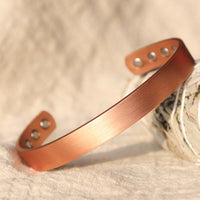 KarmaRipple's Vintage Pattern Magnetic Bronze Adjustable Cuff Bracelet Bangle